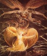 William Blake Der grobe Rote Drache und die mit der Sonne bekleidete Frau china oil painting artist